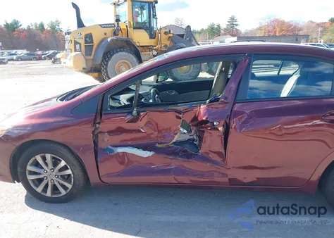 2012 Honda Civic Ex z USA, uszkodzony, nr VIN 19XFB2F86CE355117